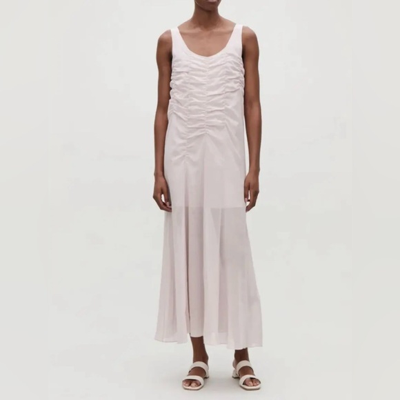 COS Dresses & Skirts - COS Maxi Dress Sleeveless Gathered Light Purple size 4